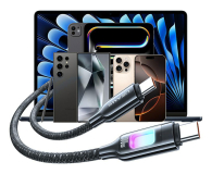 USAMS Kabel 100W USB-C do USB-C 1,2 m stalowy - 1569127 - zdjęcie 4